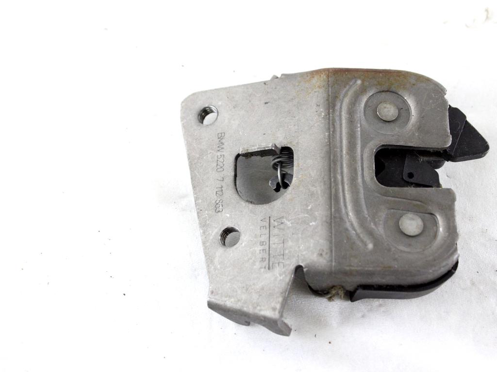52207112863 AGGANCIO SERRATURA SEDILE POSTERIORE LATO SINISTRO BMW SERIE 1 123D E82 2.0 D 150KW 6M 2P (2009) RICAMBIO USATO