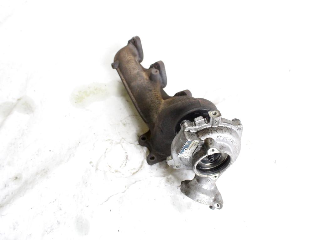 11657804637 TURBINA TURBOCOMPRESSORE SUPPLEMENTARE CON COLLETTORE DI SCARICO BMW SERIE 1 123D E82 2.0 D 150KW 6M 2P (2009) RICAMBIO USATO