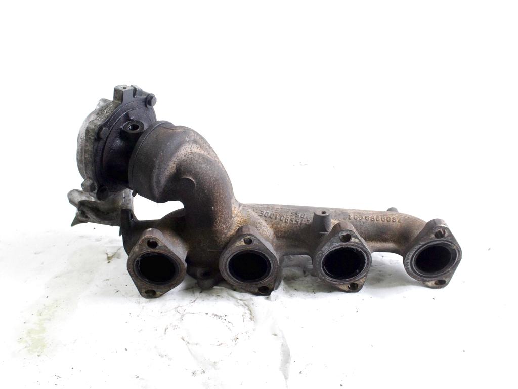 11657804637 TURBINA TURBOCOMPRESSORE SUPPLEMENTARE CON COLLETTORE DI SCARICO BMW SERIE 1 123D E82 2.0 D 150KW 6M 2P (2009) RICAMBIO USATO