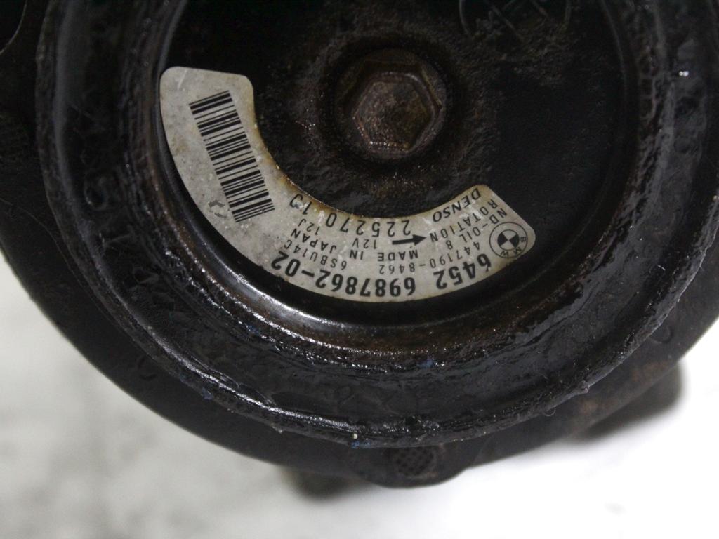 64526987862 COMPRESSORE CLIMATIZZATORE CLIMA A/C BMW SERIE 1 123D E82 2.0 D 150KW 6M 2P (2009) RICAMBIO USATO