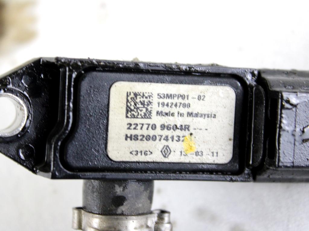 227709604R SENSORE DI PRESSIONE SCARICO DACIA DOKKER 1.5 D 66KW 5M 5P (2013) RICAMBIO USATO 