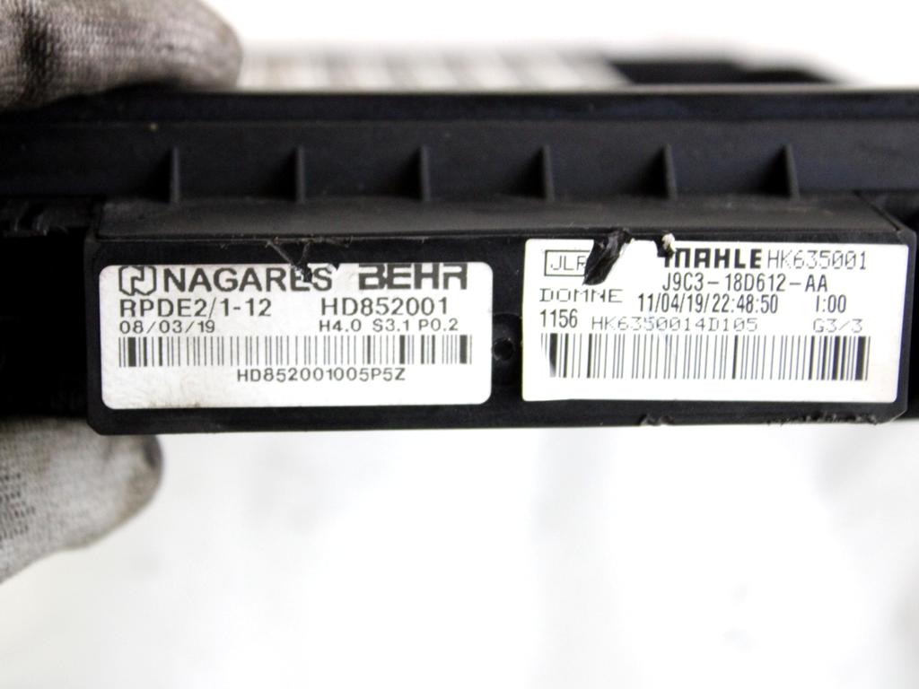 J9C3-18D612-AA RADIATORE RISCALDAMENTO ELETTRICO LAND ROVER RANGE ROVER EVOQUE L551 MHEV 2.0 I 4X4 110KW AUT 5P (2019) RICAMBIO USATO 
