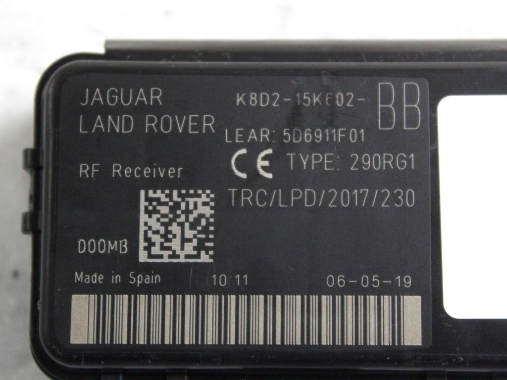 K8D2-15K602-BB CENTRALINA AMPLIFICATORE ANTENNA LAND ROVER RANGE ROVER EVOQUE L551 MHEV 2.0 I 4X4 110KW AUT 5P (2019) RICAMBIO USATO 