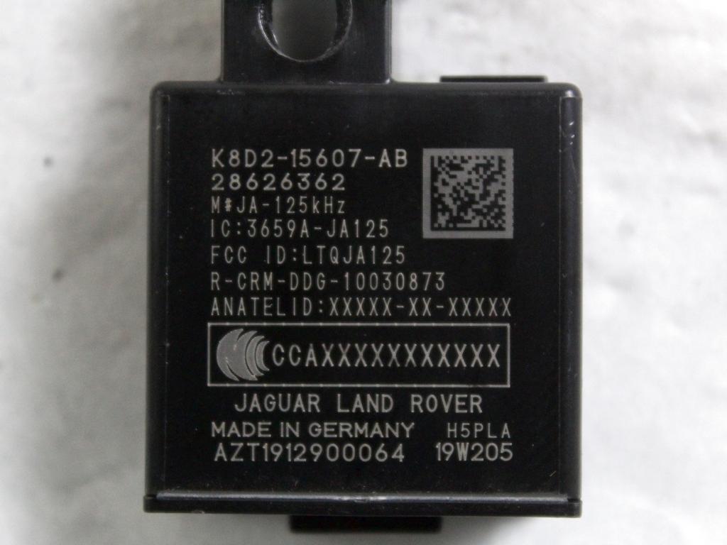 K8D2-15607-AB CENTRALINA MODULO ALLARME ANTIFURTO LAND ROVER RANGE ROVER EVOQUE L551 MHEV 2.0 I 4X4 110KW AUT 5P (2019) RICAMBIO USATO