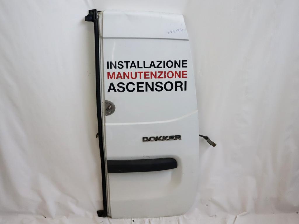 901006293R PORTA DI CARICO A BATTENTE POSTERIORE DESTRA DACIA DOKKER 1.5 D 66KW 5M 5P (2013) RICAMBIO USATO LEGGERMENTE AMMACATA