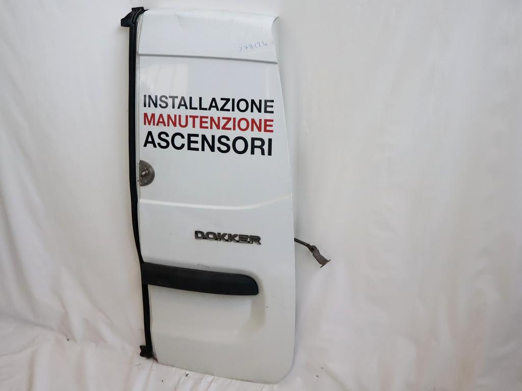 901006293R PORTA DI CARICO A BATTENTE POSTERIORE DESTRA DACIA DOKKER 1.5 D 66KW 5M 5P (2013) RICAMBIO USATO LEGGERMENTE AMMACATA