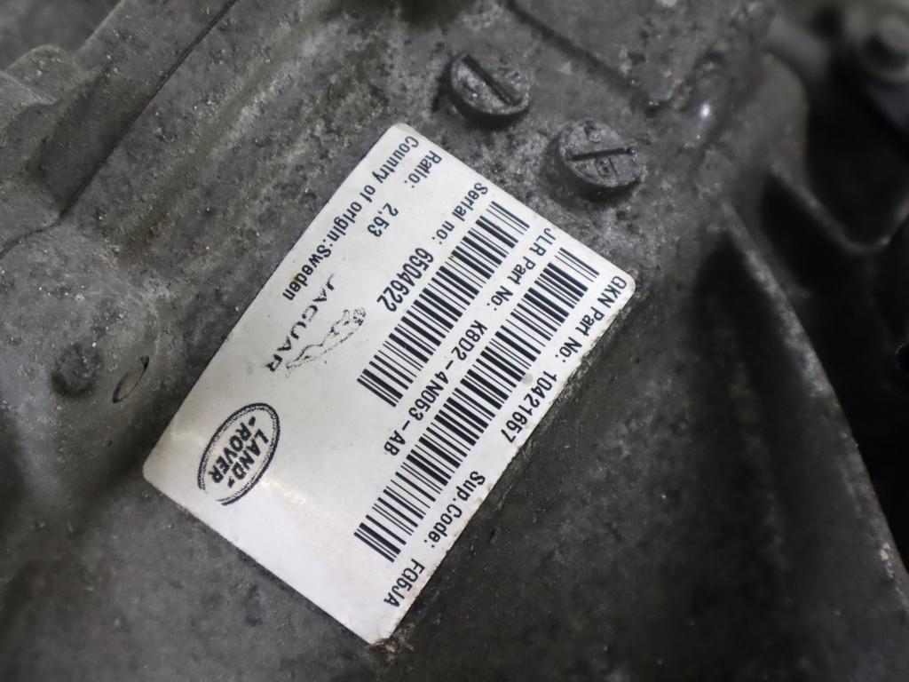 K8D2-4N053-AB DIFFERENZIALE POSTERIORE LAND ROVER RANGE ROVER EVOQUE L551 MHEV 2.0 I 4X4 110KW AUT 5P (2019) RICAMBIO USATO