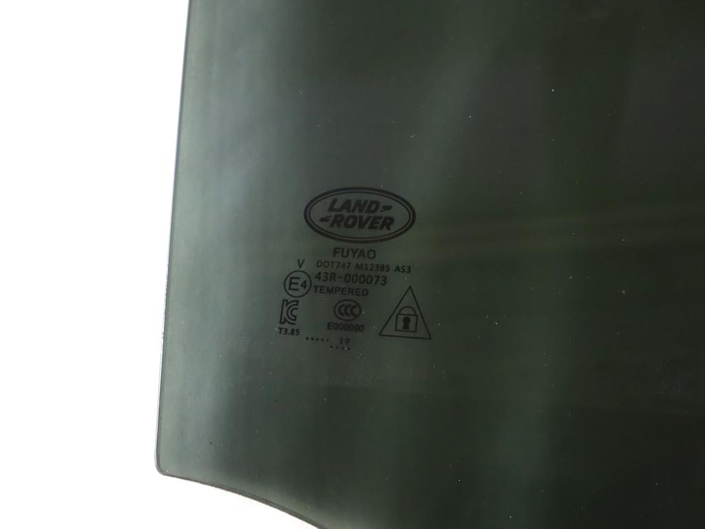 LR114606 VETRO SCENDENTE PORTA POSTERIORE DESTRA LAND ROVER RANGE ROVER EVOQUE L551 MHEV 2.0 I 4X4 110KW AUT 5P (2019) RICAMBIO USATO