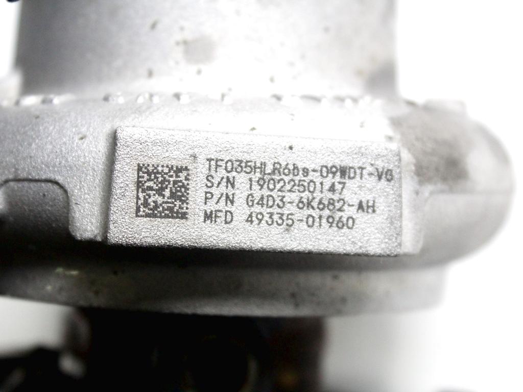 G4D3-6K682-AH TURBINA TURBOCOMPRESSORE LAND ROVER RANGE ROVER EVOQUE L551 MHEV 2.0 I 4X4 110KW AUT 5P (2019) RICAMBIO USATO