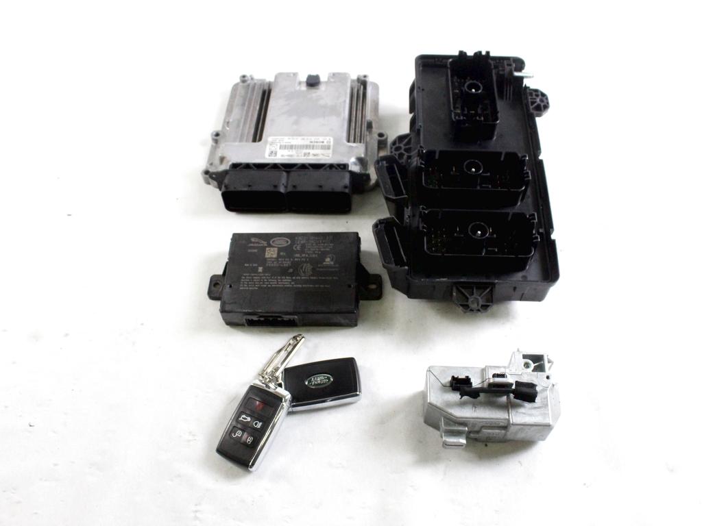 KY32-12B684-FBA KIT ACCENSIONE AVVIAMENTO LAND ROVER RANGE ROVER EVOQUE L551 MHEV 2.0 I 4X4 110KW AUT 5P (2019) RICAMBIO USATO CON CENTRALINA MOTORE,BLOCCHETTI ACCENSIONE APERTURA CON DOPPIA CHIAVE K8D2-19H440-AB, HPLA-3K772-AB, K8D2-14A073-AC