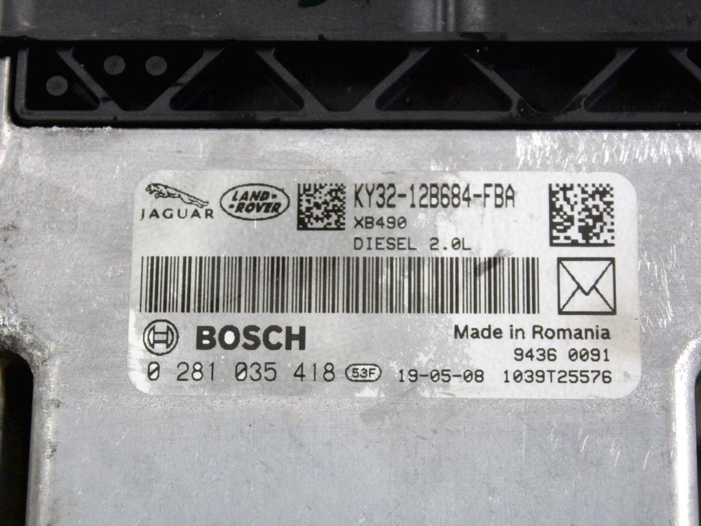 KY32-12B684-FBA KIT ACCENSIONE AVVIAMENTO LAND ROVER RANGE ROVER EVOQUE L551 MHEV 2.0 I 4X4 110KW AUT 5P (2019) RICAMBIO USATO CON CENTRALINA MOTORE,BLOCCHETTI ACCENSIONE APERTURA CON DOPPIA CHIAVE K8D2-19H440-AB, HPLA-3K772-AB, K8D2-14A073-AC