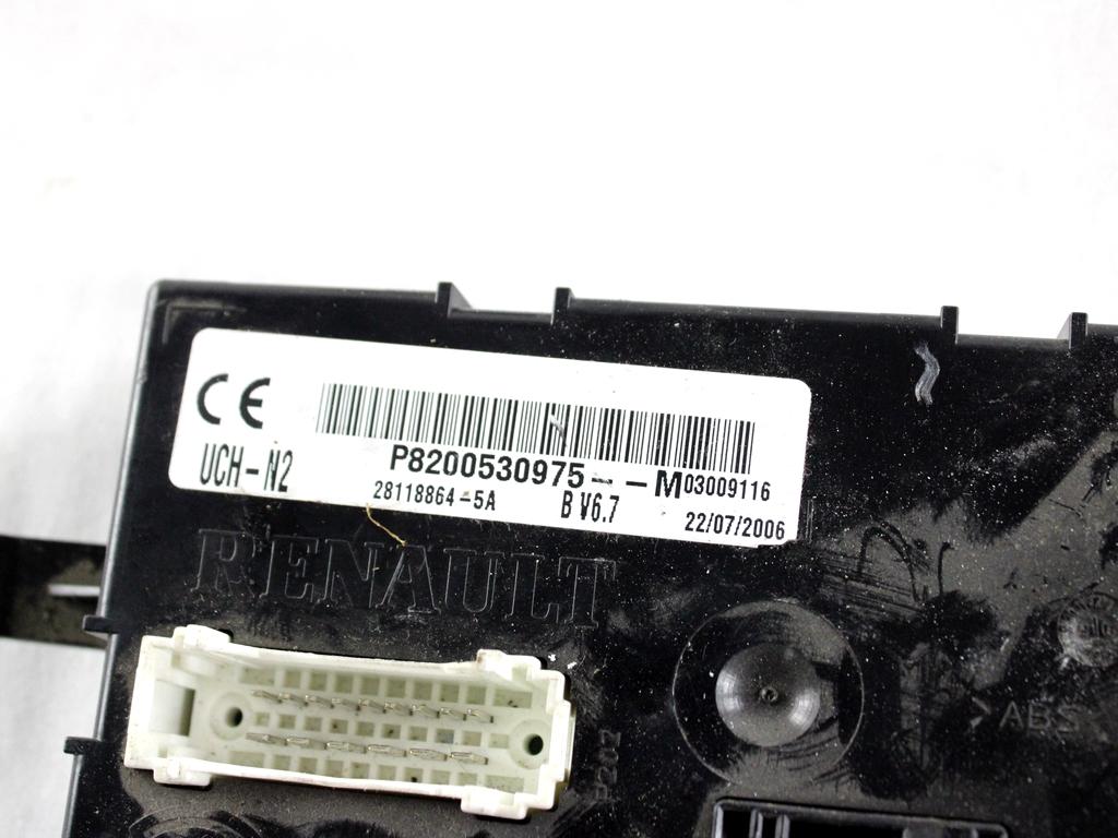 8200666516 KIT ACCENSIONE AVVIAMENTO RENAULT TRAFIC 2.0 D 84KW 6M 2P (2007) RICAMBIO USATO CON CENTRALINA MOTORE, BLOCCHETTI ACCENSIONE APERTURA CON CHIAVE 8200530975