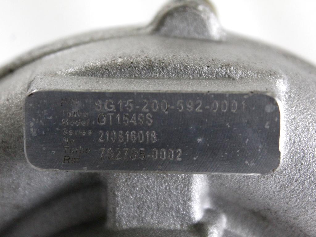 7701477300 TURBINA TURBOCOMPRESSORE RENAULT TRAFIC 2.0 D 84KW 6M 2P (2007) RICAMBIO USATO