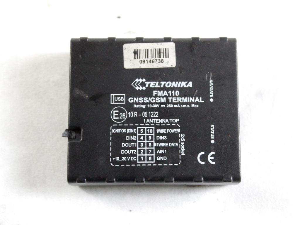 CENTRALINA MODULO LOCALIZZATORE GPS TELTONIKA FMA110 GNSS/GSM TERMINAL AFTERMARKET RENAULT TRAFIC 2.0 D 84KW 6M 2P (2007) RICAMBIO USATO