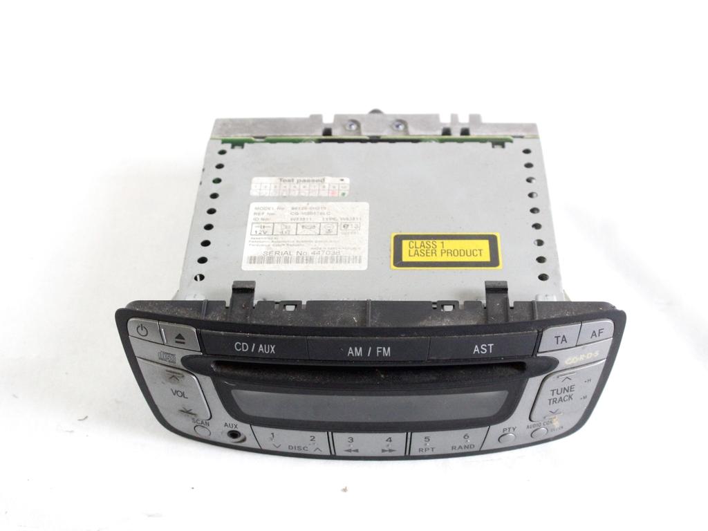 86120-0H010 AUTORADIO CITROEN C1 1.0 B 50KW 5M 5P (2007) RICAMBIO USATO (NON FORNIAMO CODICE AUTORADIO, MA SOLO NUMERO DI TELAIO VEICOLO)