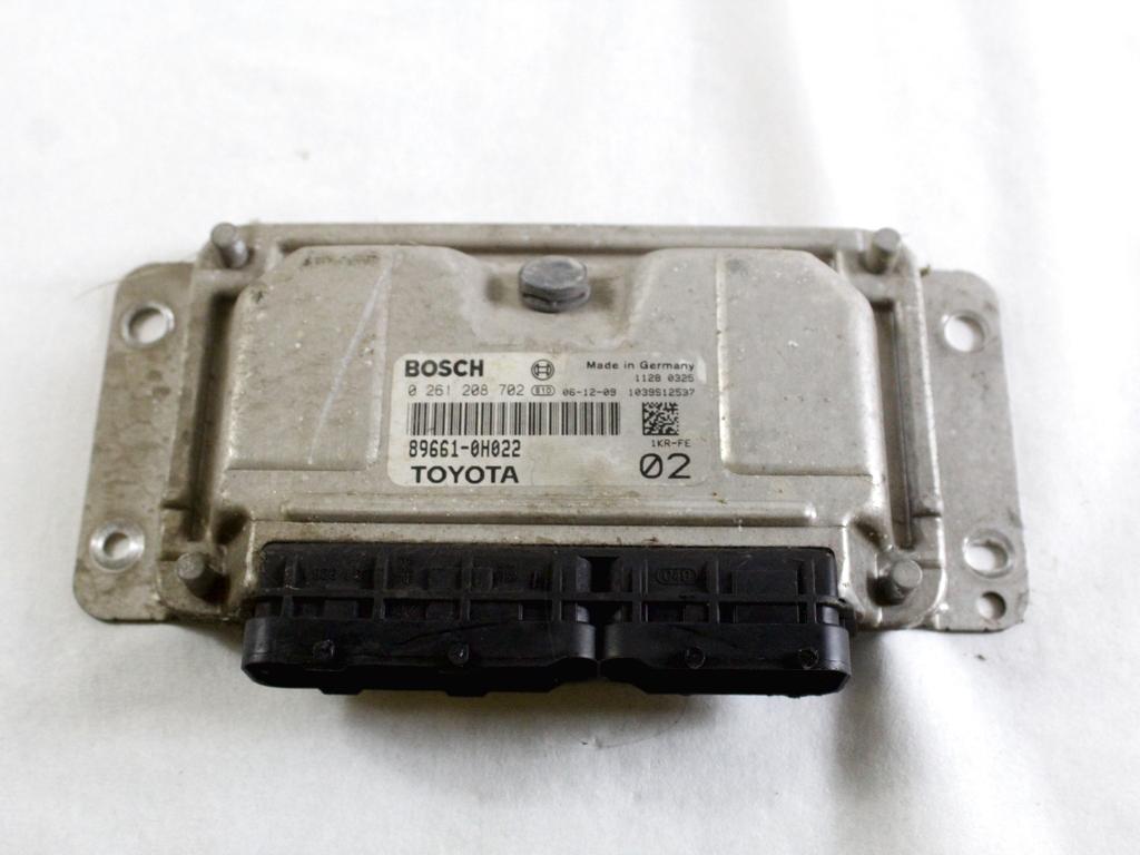 89661-0H022 KIT ACCENSIONE AVVIAMENTO CITROEN C1 1.0 B 50KW 5M 5P (2007) RICAMBIO USATO CON CENTRALINA MOTORE, BLOCCHETTI ACCENSIONE APERTURA CON CHIAVE 89740-0H010 83800-0H011