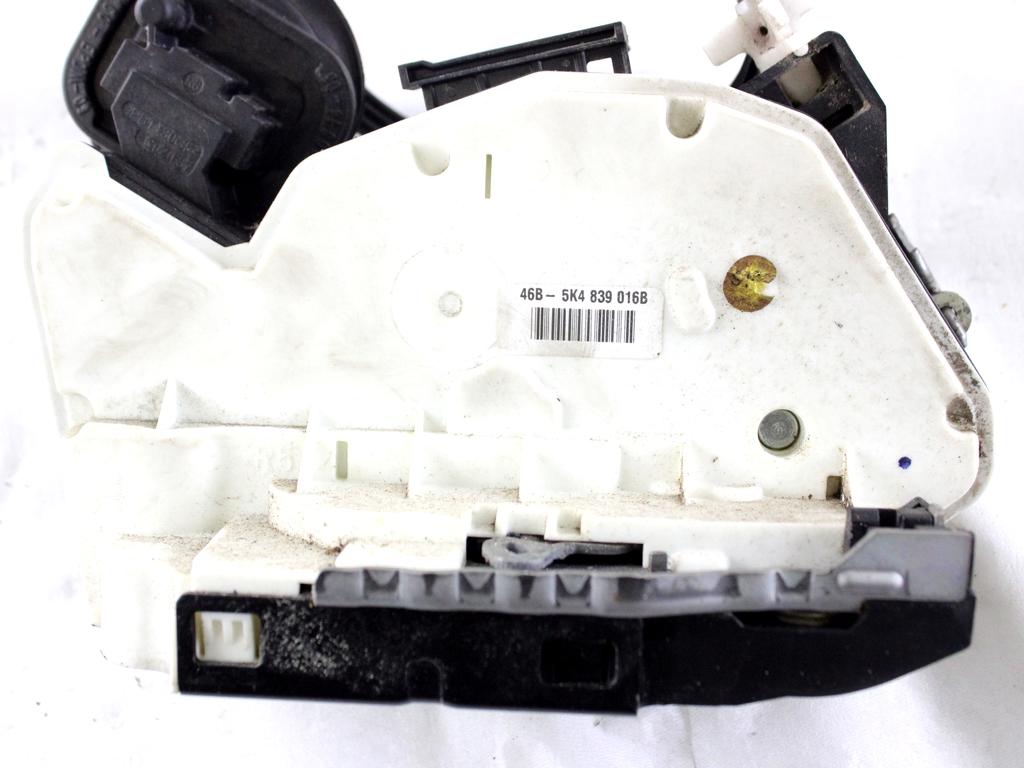 5K4839016B CHIUSURA SERRATURA PORTA POSTERIORE DESTRA VOLKSWAGEN GOLF 6 2.0 D 81KW 5M 5P (2009) RICAMBIO USATO 