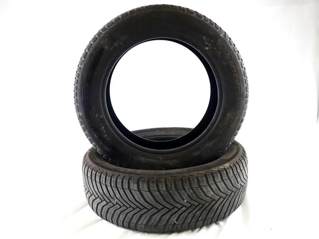 205/55 R16 91W MICHELIN CROSSCLIMATE 6,09MM 5,60MM A4521 PNEUMATICI QUATTRO STAGIONI M+S (QUANTITA' 2 GOMME)
