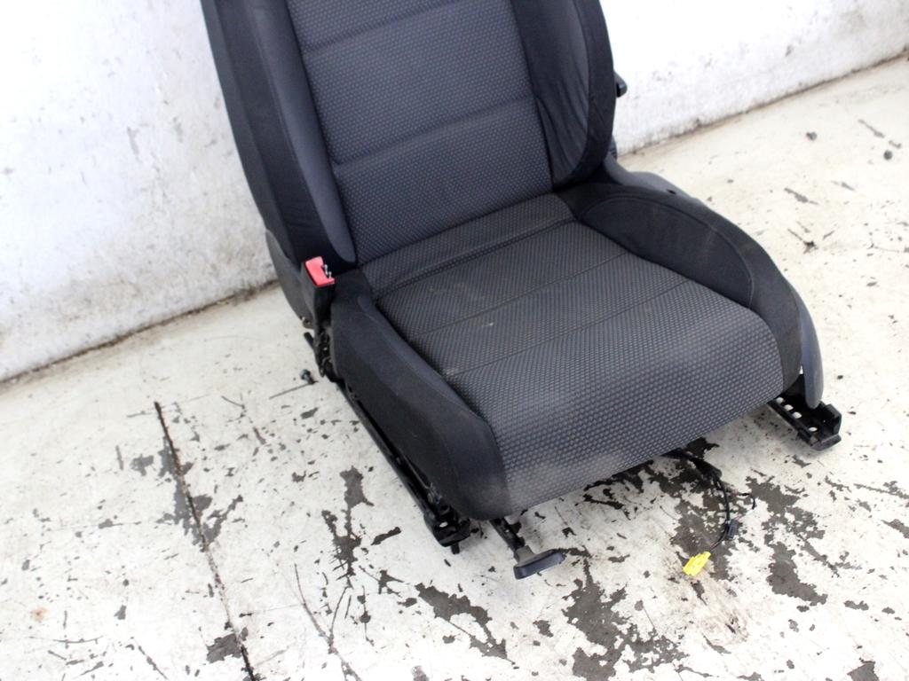 1K4881515BF SEDILE ANTERIORE SINISTRO GUIDATORE VOLKSWAGEN GOLF 6 2.0 D 81KW 5M 5P (2009) RICAMBIO USATO