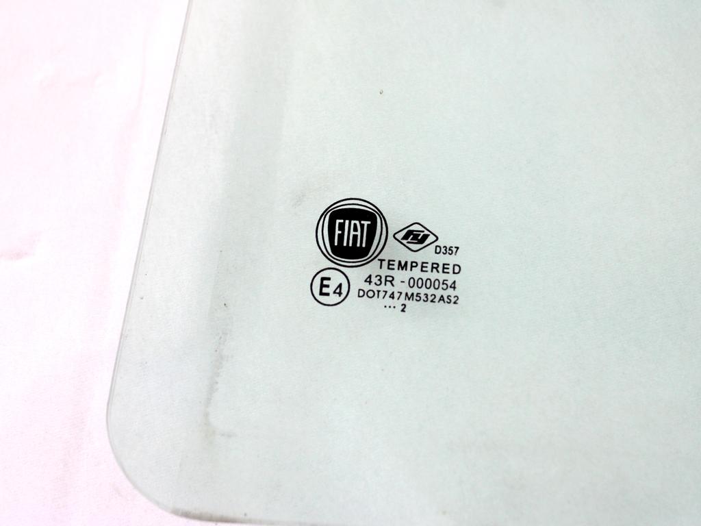 52116215 VETRO SCENDENTE PORTA POSTERIORE SINISTRA FIAT PANDA 1.2 G 51KW 5M 5P (2013) RICAMBIO USATO