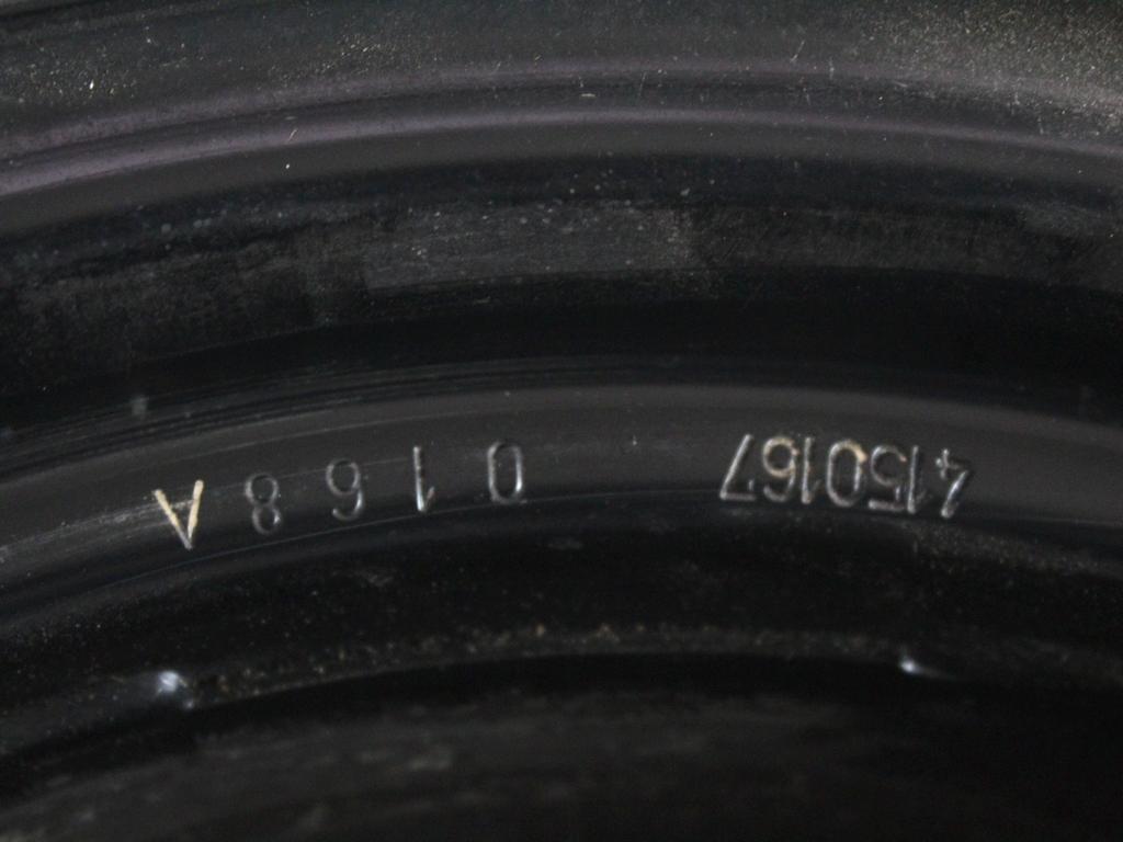 52910-1H900 RUOTINO DI SCORTA T125/80 D15 95M KIA CEE'D SW 1.6 D 85KW 6M 5P (2011) RICAMBIO USATO CON CERCHIO IN FERRO DA 15 POLLICI 5 FORI 4TX15 FH ET 30 INTERASSE 5X114,3