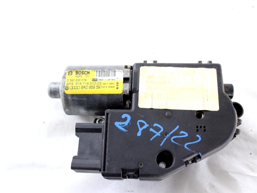 8R0959591 MOTORINO ATTUATORE VETRO TETTO APRIBILE VOLKSWAGEN TIGUAN 2.0 D 4X4 103KW 6M 5P (2008) RICAMBIO USATO