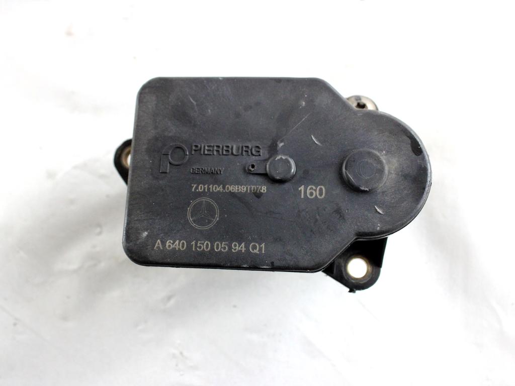 A6401500594 MOTORINO ATTUATORE FLAP COLLETTORE ASPIRAZIONE MERCEDES CLASSE A180 W169 2.0 D 80KW AUT 5P (2009) RICAMBIO USATO 