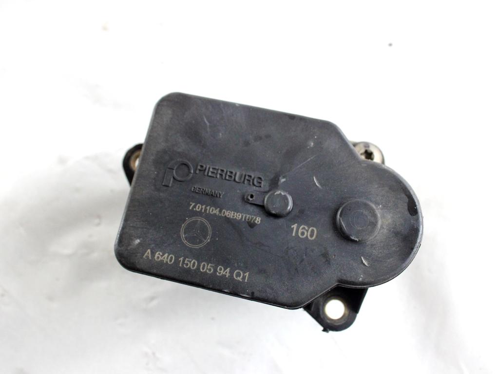 A6401500594 MOTORINO ATTUATORE FLAP COLLETTORE ASPIRAZIONE MERCEDES CLASSE A180 W169 2.0 D 80KW AUT 5P (2009) RICAMBIO USATO 