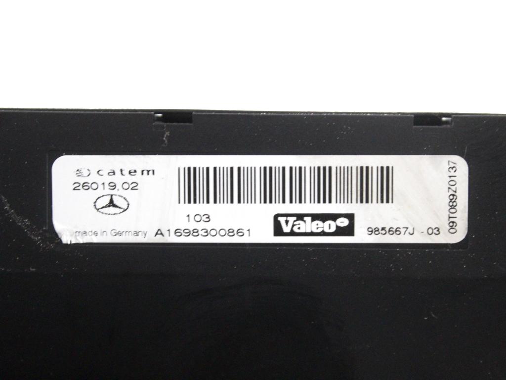 A1698300861 RADIATORE RISCALDAMENTO ELETTRICO MERCEDES CLASSE A180 W169 2.0 D 80KW AUT 5P (2009) RICAMBIO USATO 
