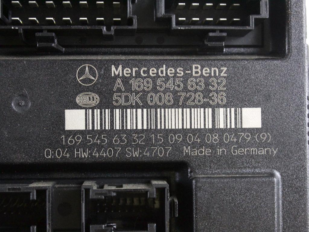 A6401508034 KIT ACCENSIONE AVVIAMENTO MERCEDES CLASSE A180 W169 2.0 D 80KW AUT 5P (2009) RICAMBIO USATO CON CENTRALINA MOTORE, BLOCCHETTI ACCENSIONE APERTURA CON CHIAVE A1695456332 1695452308 