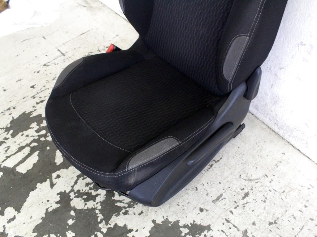 1608319980 SEDILE ANTERIORE SINISTRO GUIDATORE PEUGEOT 208 1.6 D 55KW 5M 5P (2017) RICAMBIO USATO