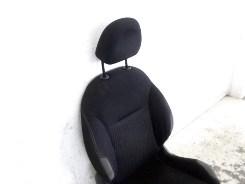 1608319980 SEDILE ANTERIORE SINISTRO GUIDATORE PEUGEOT 208 1.6 D 55KW 5M 5P (2017) RICAMBIO USATO