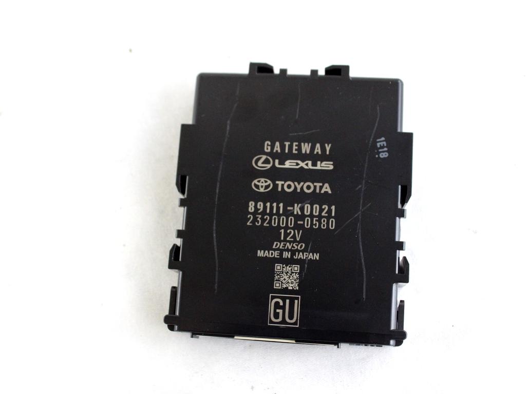 89111-K0021 CENTRALINA GATEWAY TOYOTA YARIS P21 1.5 I 68KW AUT 5P (2021) RICAMBIO USATO