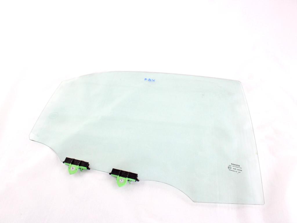 68103K0010 VETRO SCENDENTE PORTA POSTERIORE DESTRA TOYOTA YARIS P21 1.5 I 68KW AUT 5P (2021) RICAMBIO USATO