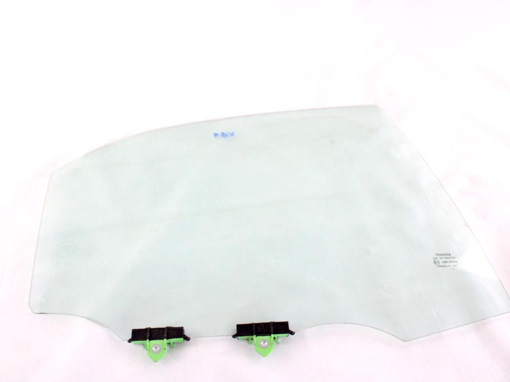 68103K0010 VETRO SCENDENTE PORTA POSTERIORE DESTRA TOYOTA YARIS P21 1.5 I 68KW AUT 5P (2021) RICAMBIO USATO