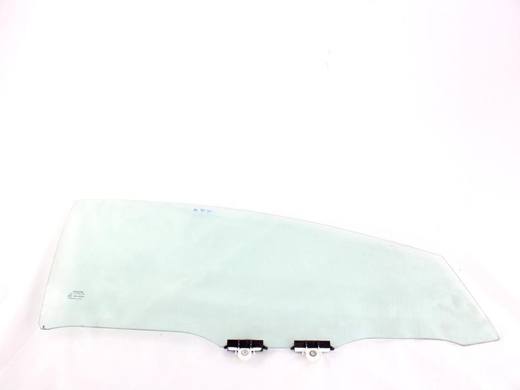 681010D060 VETRO SCENDENTE PORTA ANTERIORE DESTRA TOYOTA YARIS P21 1.5 I 68KW AUT 5P (2021) RICAMBIO USATO