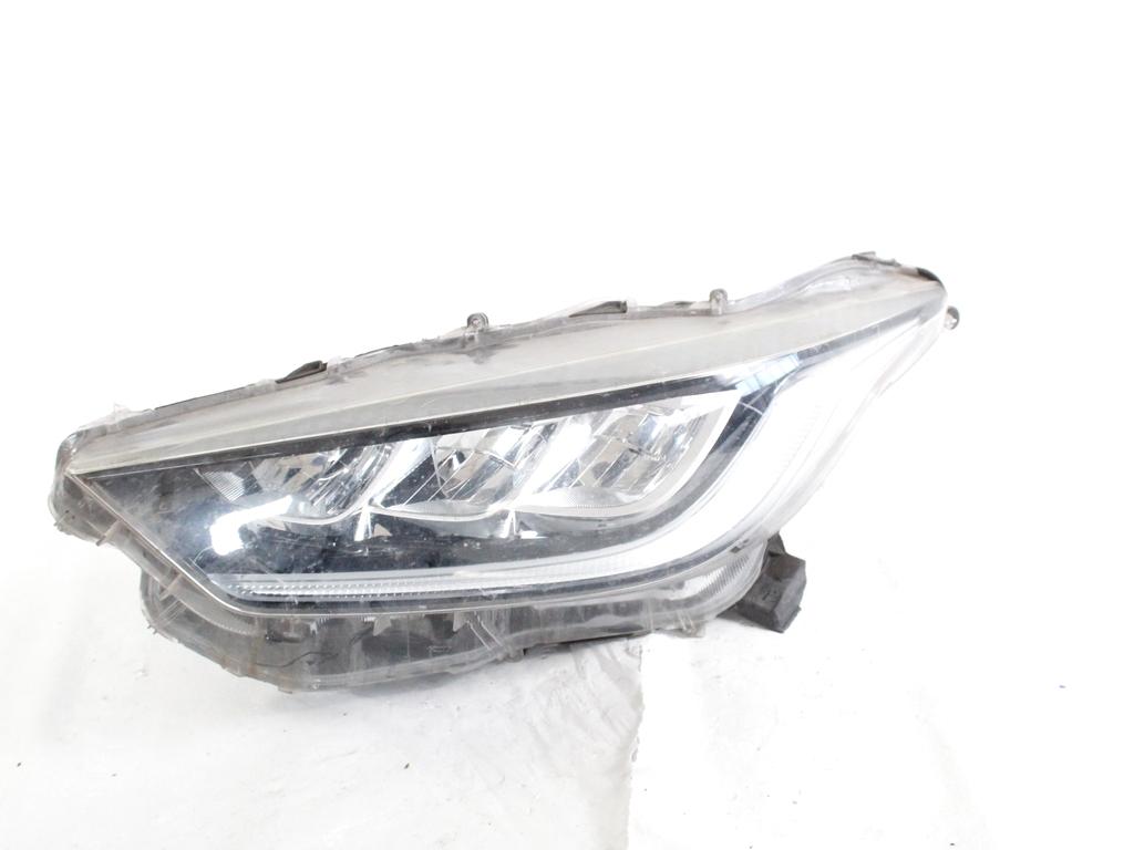 81150-K0080 FARO FANALE ANTERIORE SINISTRO LED LED TOYOTA YARIS P21 1.5 I 68KW AUT 5P (2021) RICAMBIO USATO SUPPORTI DANNEGGIATI