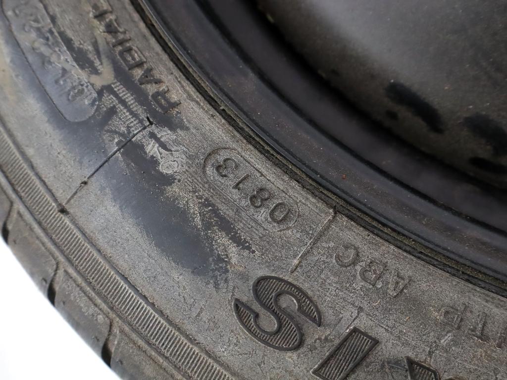 1909109 RUOTINO DI SCORTA MAXXIS T125/80 R16 97M FORD C-MAX 1.6 D 85KW 6M 5P (2011) RICAMBIO USATO CON CERCHIO IN FERRO DA 16 POLLICI 5 FORI 4.00BX16 ET 25 INTERASSE 5X108