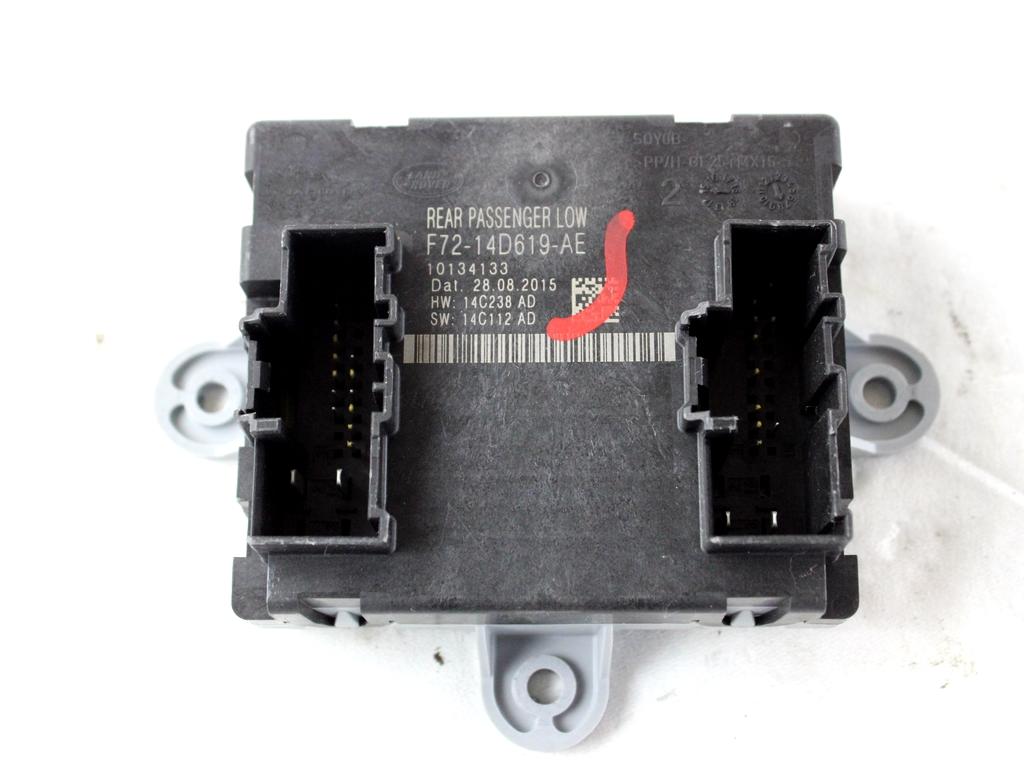 F72-14D619-AE CENTRALINA PORTA POSTERIORE DESTRA JAGUAR XE X760 2.0 D 132KW AUT 4P (2015) RICAMBIO USATO