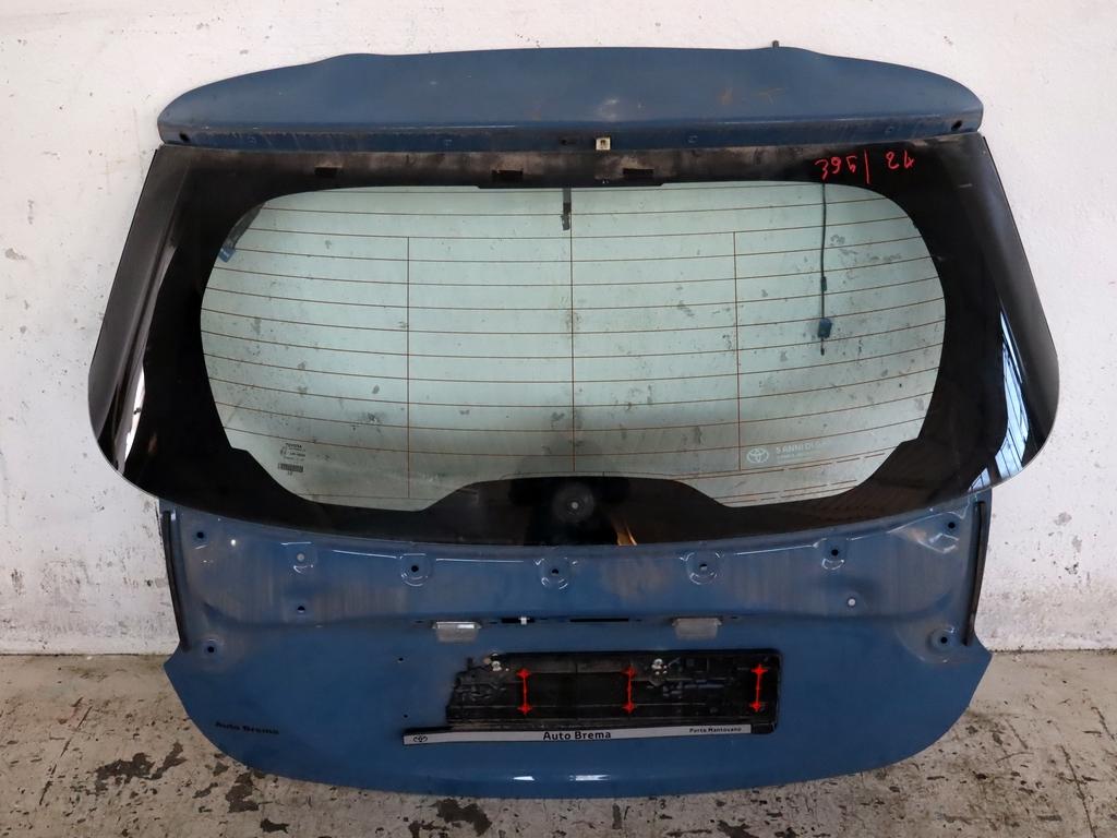 67005K0030 PORTELLONE COFANO POSTERIORE BAULE TOYOTA YARIS P21 1.5 I 68KW AUT 5P (2021) RICAMBIO USATO CON LUNOTTO TERMICO