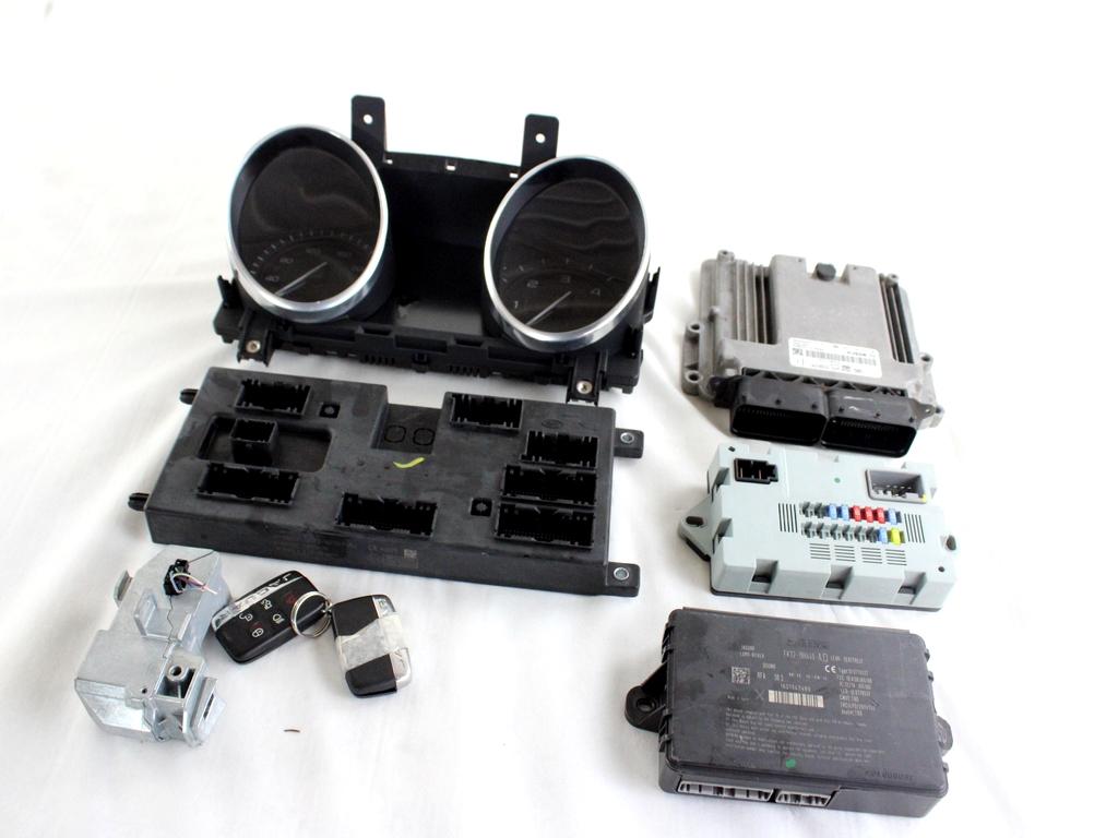 GX73-12C520-FAF KIT ACCENSIONE AVVIAMENTO JAGUAR XE X760 2.0 D 132KW AUT 4P (2015) RICAMBIO USATO CON CENTRALINA MOTORE, QUADRO STRUMENTI CONTACHILOMETRI, CON BLOCCHETTI ACCENSIONE APERTURA CON CHIAVE T4N20222 FK72-19H440-AD