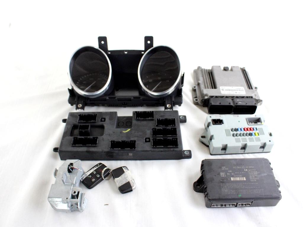 GX73-12C520-FAF KIT ACCENSIONE AVVIAMENTO JAGUAR XE X760 2.0 D 132KW AUT 4P (2015) RICAMBIO USATO CON CENTRALINA MOTORE, QUADRO STRUMENTI CONTACHILOMETRI, CON BLOCCHETTI ACCENSIONE APERTURA CON CHIAVE T4N20222 FK72-19H440-AD