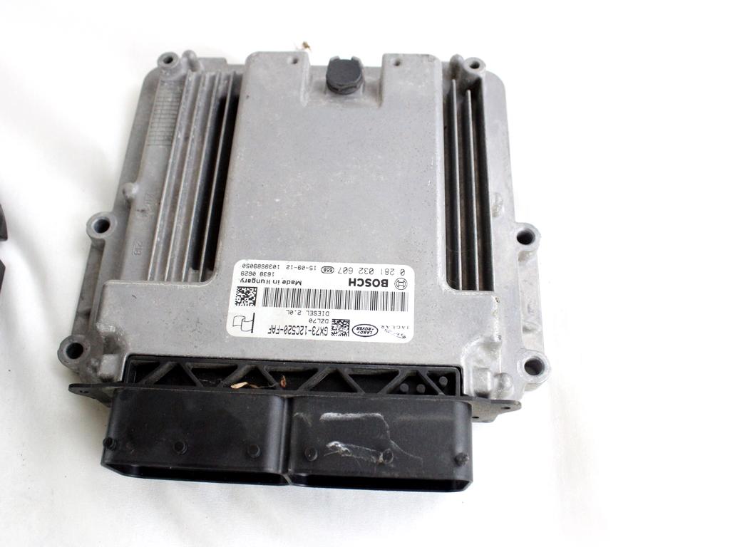 GX73-12C520-FAF KIT ACCENSIONE AVVIAMENTO JAGUAR XE X760 2.0 D 132KW AUT 4P (2015) RICAMBIO USATO CON CENTRALINA MOTORE, QUADRO STRUMENTI CONTACHILOMETRI, CON BLOCCHETTI ACCENSIONE APERTURA CON CHIAVE T4N20222 FK72-19H440-AD