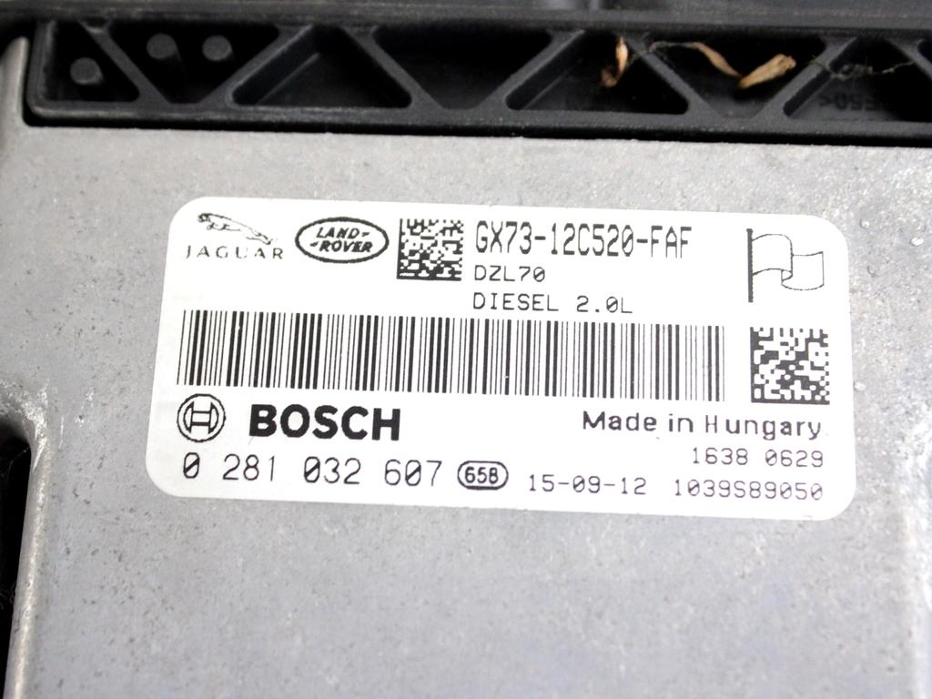 GX73-12C520-FAF KIT ACCENSIONE AVVIAMENTO JAGUAR XE X760 2.0 D 132KW AUT 4P (2015) RICAMBIO USATO CON CENTRALINA MOTORE, QUADRO STRUMENTI CONTACHILOMETRI, CON BLOCCHETTI ACCENSIONE APERTURA CON CHIAVE T4N20222 FK72-19H440-AD
