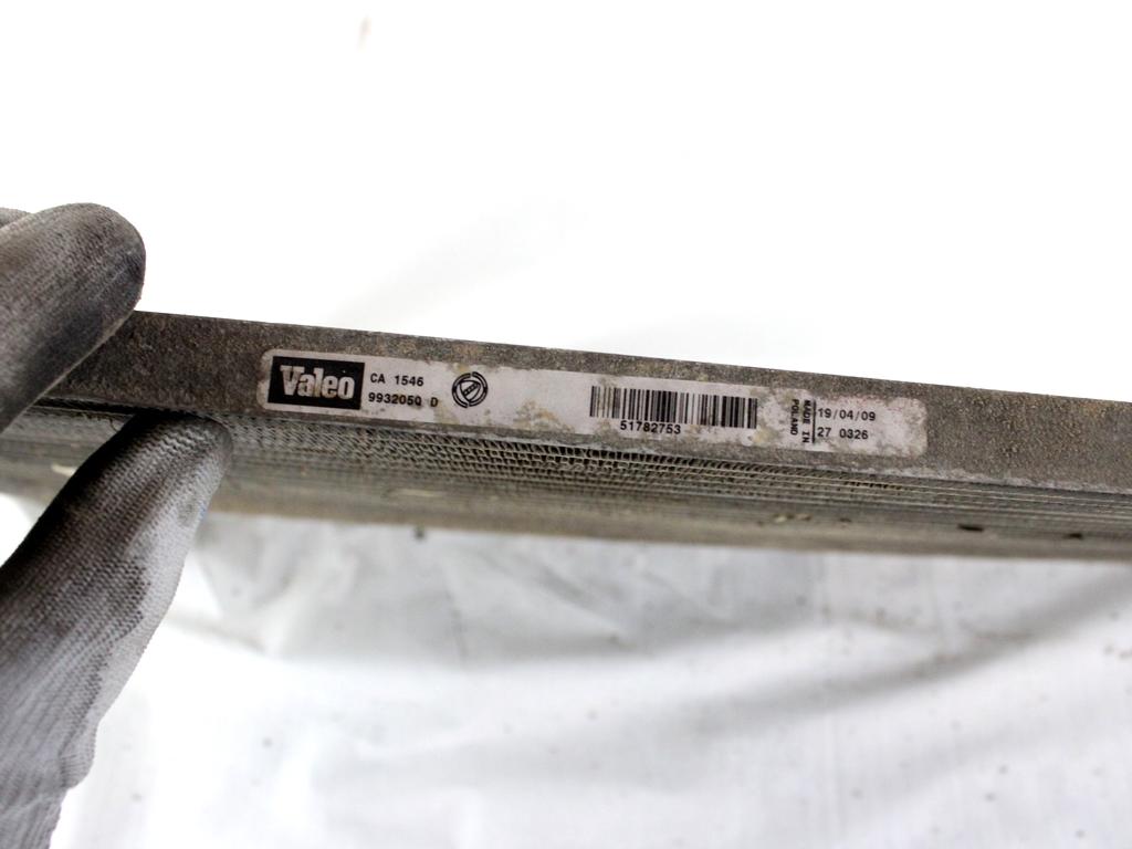 51782753 CONDENSATORE RADIATORE CLIMATIZZATORE CLIMA A/C FIAT PANDA 1.2 M 44KW 5M 5P (2009) RICAMBIO USATO 