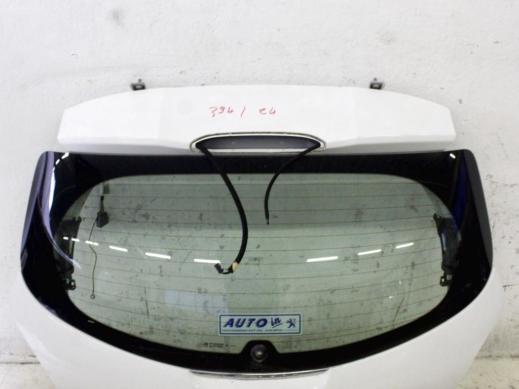 9810682180 PORTELLONE COFANO POSTERIORE BAULE PEUGEOT 208 1.6 D 55KW 5M 5P (2017) RICAMBIO USATO CON LUNOTTO TERMICO