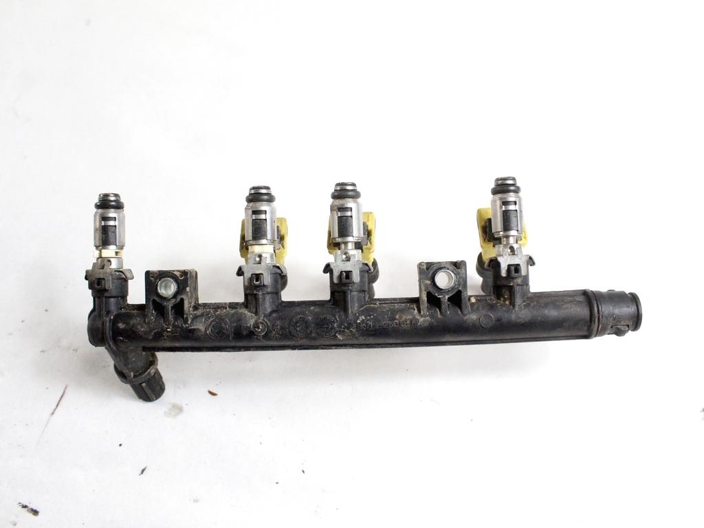 55183532 TUBO INIEZIONE CON SERIE INIETTORI BENZINA FIAT PANDA 1.2 M 44KW 5M 5P (2009) RICAMBIO USATO