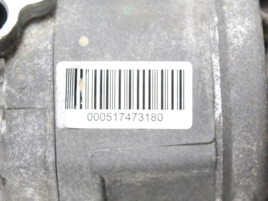 51747318 COMPRESSORE CLIMATIZZATORE CLIMA A/C FIAT PANDA 1.2 M 44KW 5M 5P (2009) RICAMBIO USATO