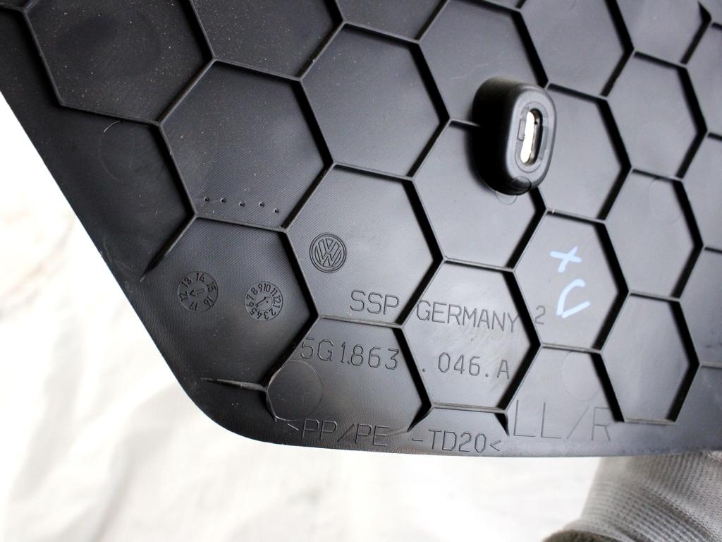 5G1863046A RIVESTIMENTO LATERALE TUNNEL CENTRALE DESTRO VOLKSWAGEN GOLF 7 2.0 D 110KW 6M 5P (2013) RICAMBIO USATO 
