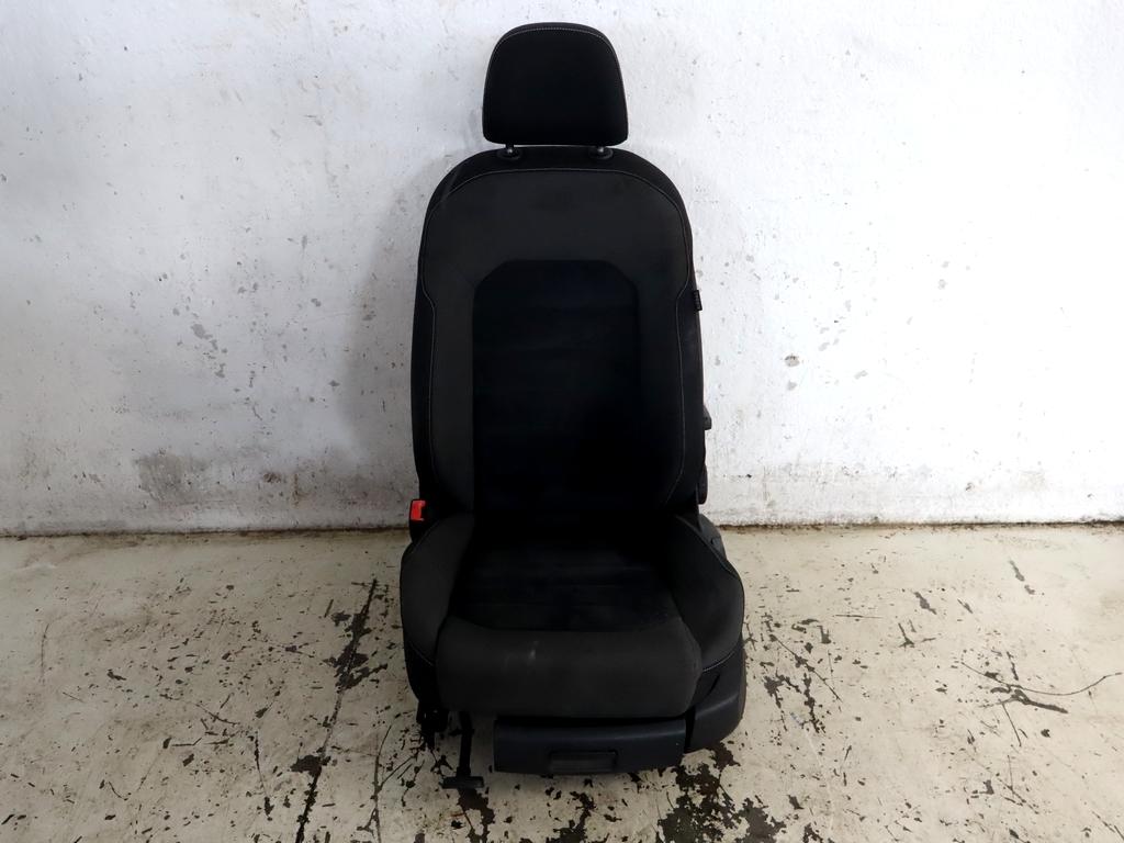 1K8881515 SEDILE ANTERIORE SINISTRO GUIDATORE IN ALCANTARA VOLKSWAGEN GOLF 7 2.0 D 110KW 6M 5P (2013) RICAMBIO USATO 